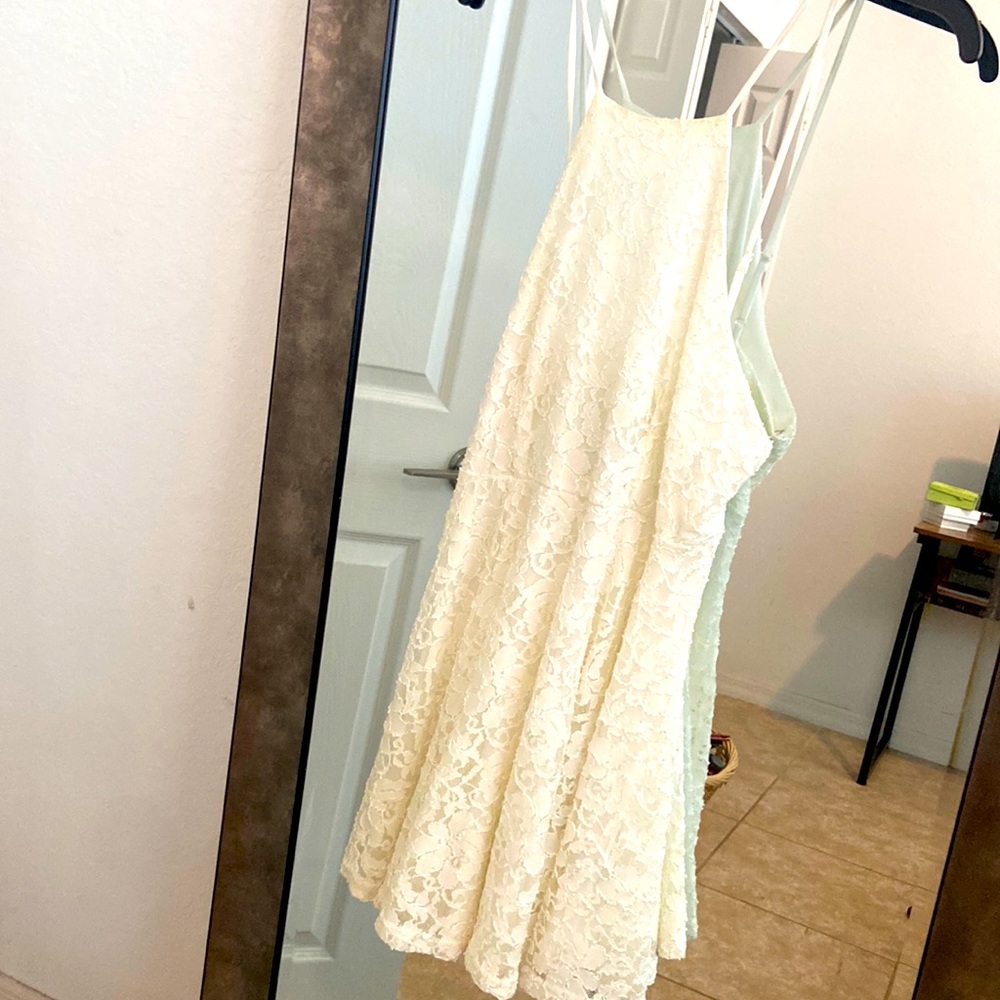 Mini white dress ✨